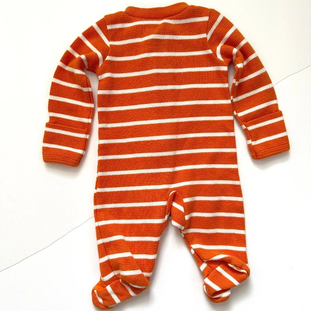 Carter's Halloween Pumpkin Footie Pajama Size Newborn
